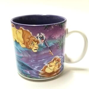 Vintage Lion King Coffee Mug 1990s Disney